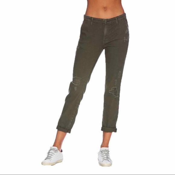 NWT Etienne Marcel Denim Boyfriend Trousers Pants Women's 25 - Picture 1 of 16